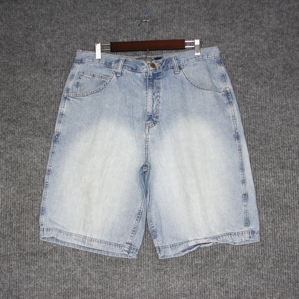 Y2K‎ Colorado Mens Denim Shorts Light Wash Size 34 Relaxed Fit Casual Skater